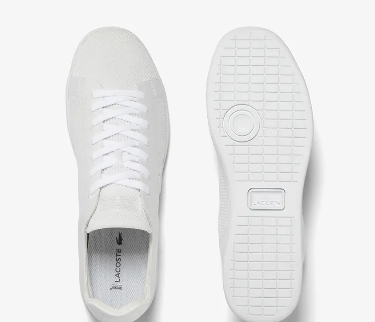 Stability running running in a wellness retreat shoes Men's Lacoste Carnaby Piquee 123 2 SMA Textile (Off White)