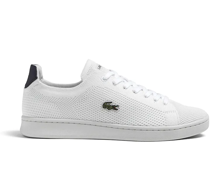 easy - to - take - off shoes Men's Lacoste Carnaby Piquee 123 (White/Navy)