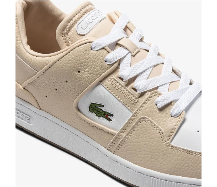breathable nylon shoes Men's Lacoste Court Cage 123 2 SMA (White/Gum)