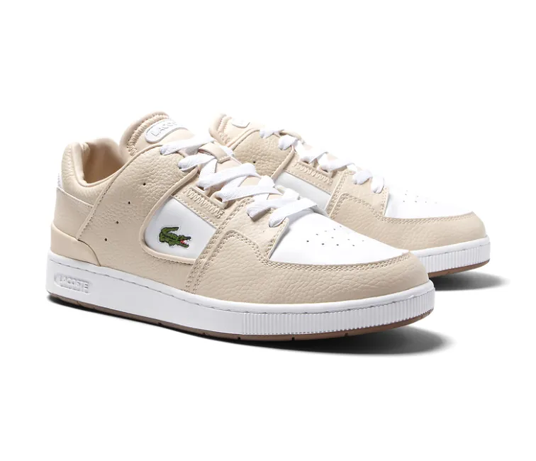 Men's Lacoste Court Cage 123 2 SMA (White/Gum) custom - fit running option