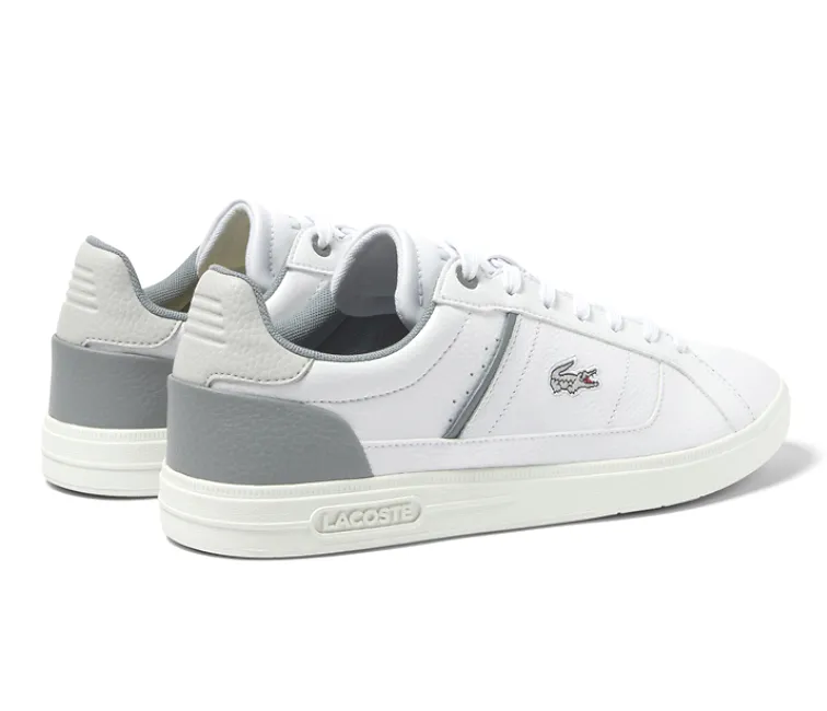 fitness enthusiast shoes Men's Lacoste Europa Pro 123 2 SMA (White/Grey)