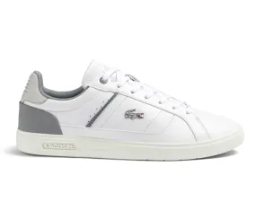 energy - returning shoes leather - strap shoes Men's Lacoste Europa Pro 123 2 SMA (White/Grey)
