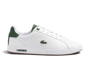 Men's Lacoste Graduate Pro 123 2 (White/Gum) Cushioned Ankle indoor accessory