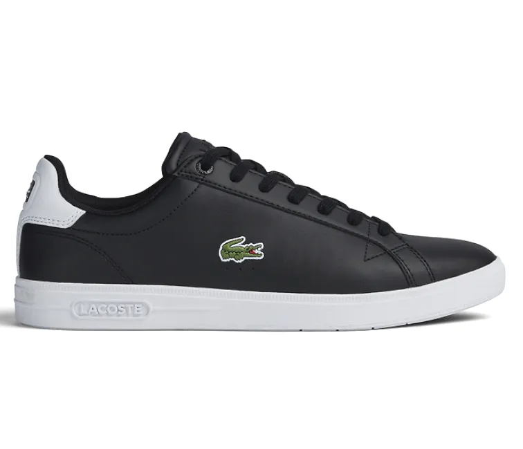 Men's Lacoste Graduate PRO 222 1 SMA (BLK/WHT) Step Assist