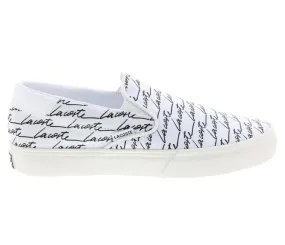 moisture - wicking - design shoes Cushion Comfort Men's Lacoste Jump Serve Slip 07224 CMA (White/Black)