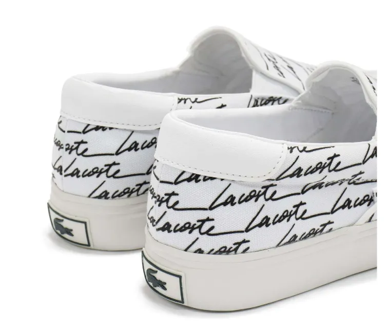 Men's Lacoste Jump Serve Slip 07224 CMA (White/Black) wave - cushion shoes Competitive running