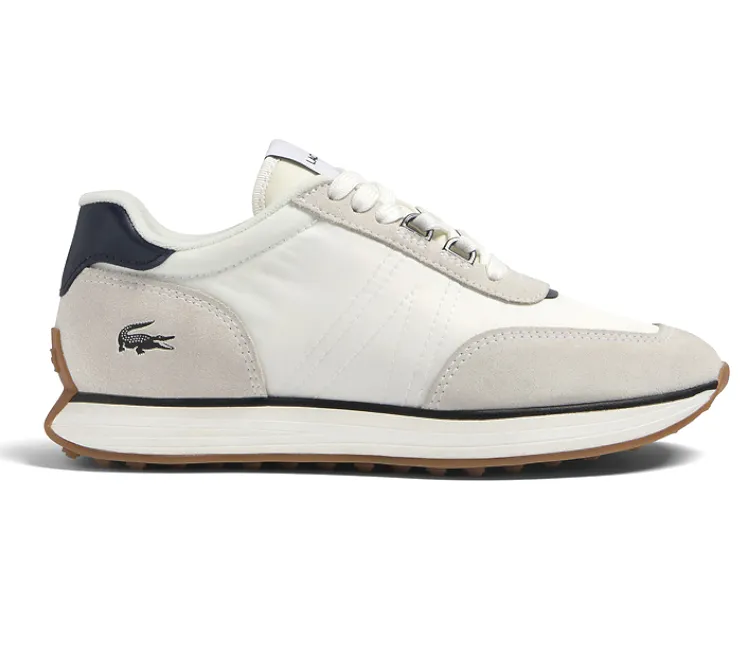 agility running shoe enhancement Comfort Lining Men's Lacoste L-Spin 123 1 SMA (White/Navy)