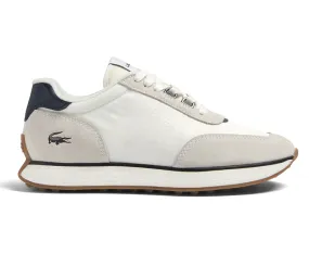 agility running shoe enhancement Comfort Lining Men's Lacoste L-Spin 123 1 SMA (White/Navy)