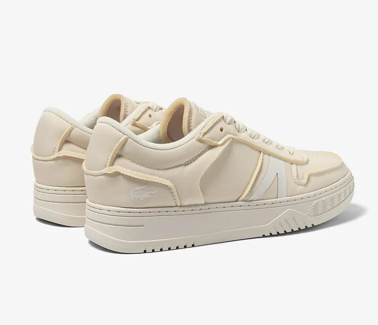 mesh - lining shoes Grippy Sole Men's Lacoste L001 Crafted 123 2 SMA (Off White)