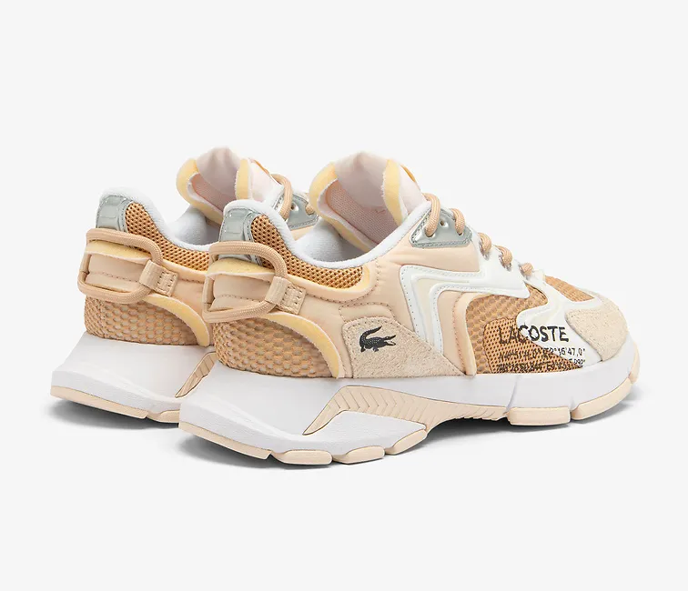 manga - themed running wear Men??s Lacoste L003 Neo 124 5 SMA (Light Tan/White)