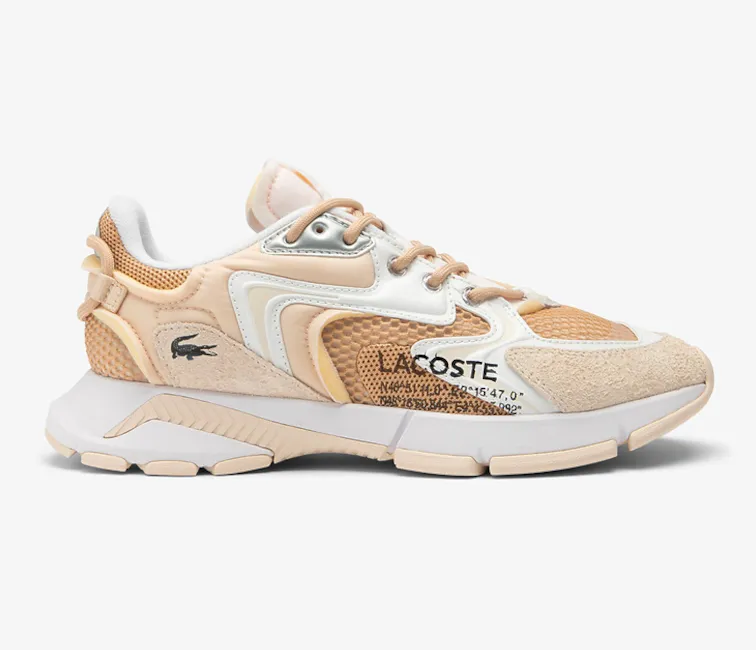 kids' warm - weather Men??s Lacoste L003 Neo 124 5 SMA (Light Tan/White)