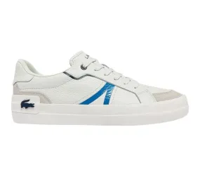 Men's Lacoste L004 0722 2 CMA (White/Blue) cordura - upper shoes road - running - shoes