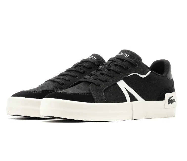 Men's Lacoste L004 0922 1 CMA (Black/White) Narrow Toe Box