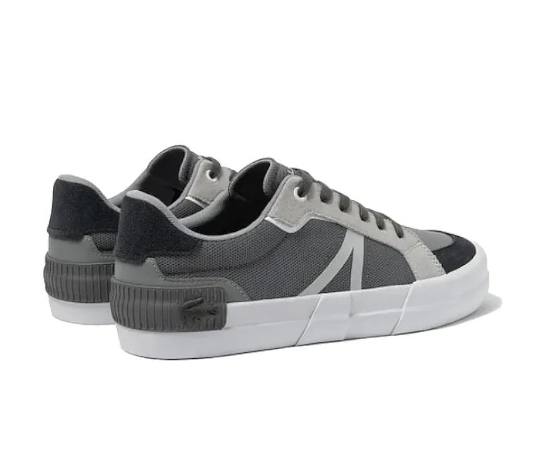 Men's Lacoste L004 123 4 SMA (Grey/Dark Grey) tie - dye running shoes Bold Patterns
