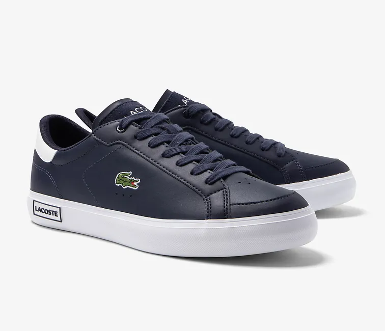 customizable shoe modification Upgraded version Men's Lacoste Powercourt 123 3 (Navy/White)