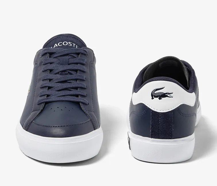 Men's Lacoste Powercourt 123 3 (Navy/White) casual runners' shoes obstacle - course running shoes