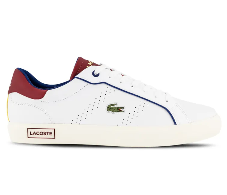 Firm Men's Lacoste Powercourt 2.0 222 1 (White/Red)