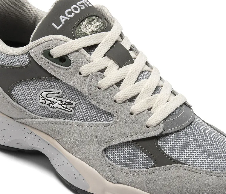 gym compatibility Men's Lacoste Storm 96 LO VTG 223 1 SMA (Light Grey/Dark Grey)