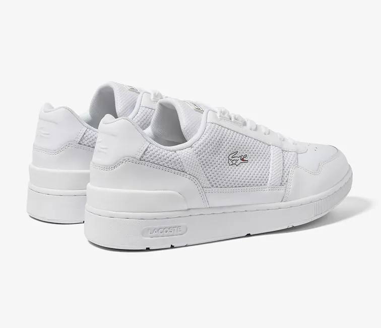 Men's Lacoste T-Clip 123 3 SMA (White) Good resilience Prodigious comfort