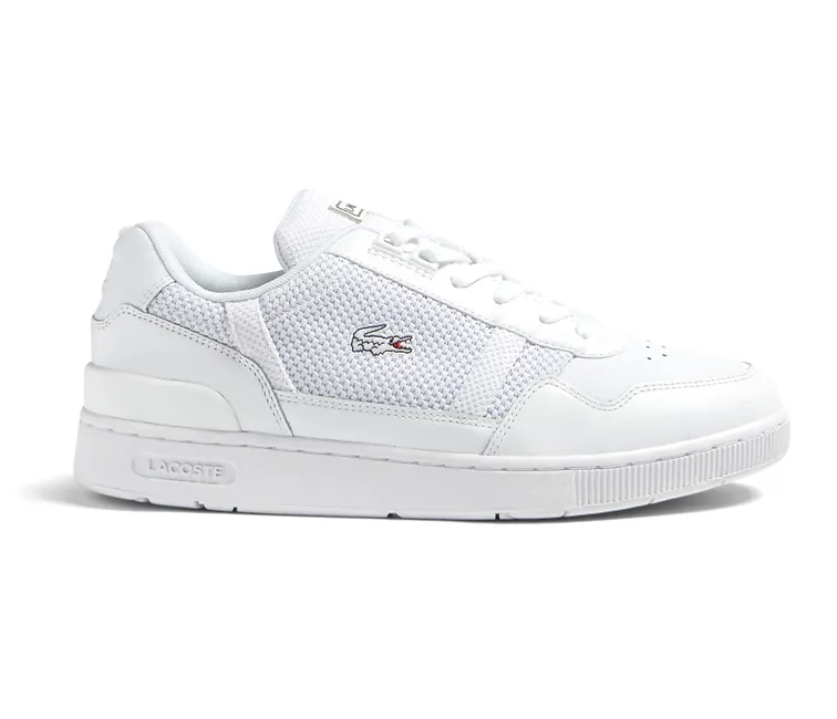 Men's Lacoste T-Clip 123 3 SMA (White) running - efficiency running in a historical site shoes