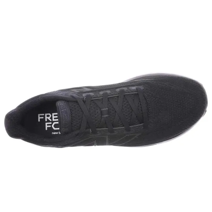 Mens New Balance Fresh Foam X 1080v13 in Black/White Handcrafted Stitching
