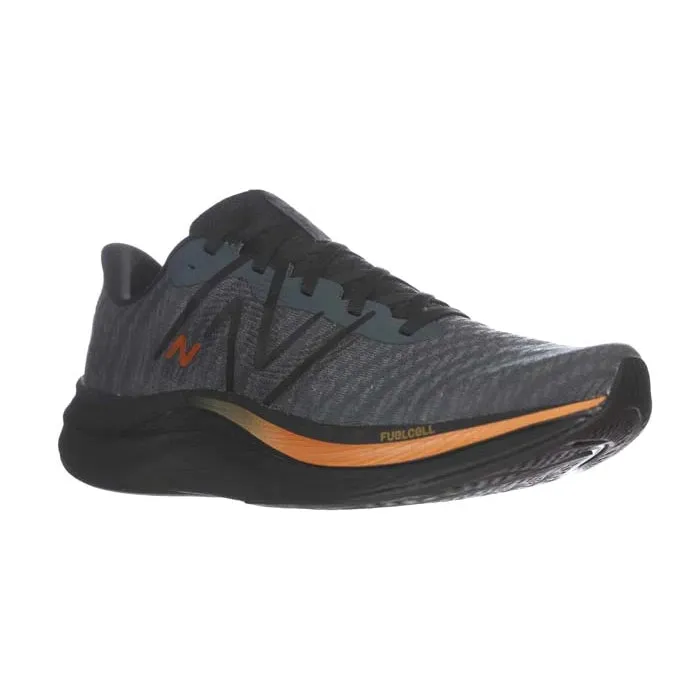 Mens New Balance FuelCell Propel v4 in Graphite/Black/Copper Metallic Cycling Comfort City Run
