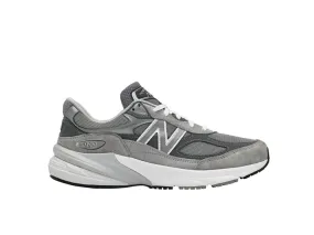 Mens New Balance Made in USA 990v6 in Grey/Grey Dual Density All-Purpose Style