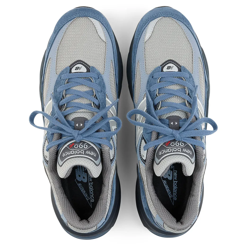 Mens New Balance Made in USA 990v6 in Vintage Indigo/Eclipse/Slate Grey Outdoor Explorer