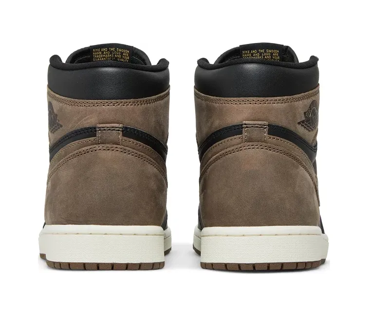 Men's Nike Air Jordan 1 High Retro OG (Palomino) running - goal Lace   Up Closure