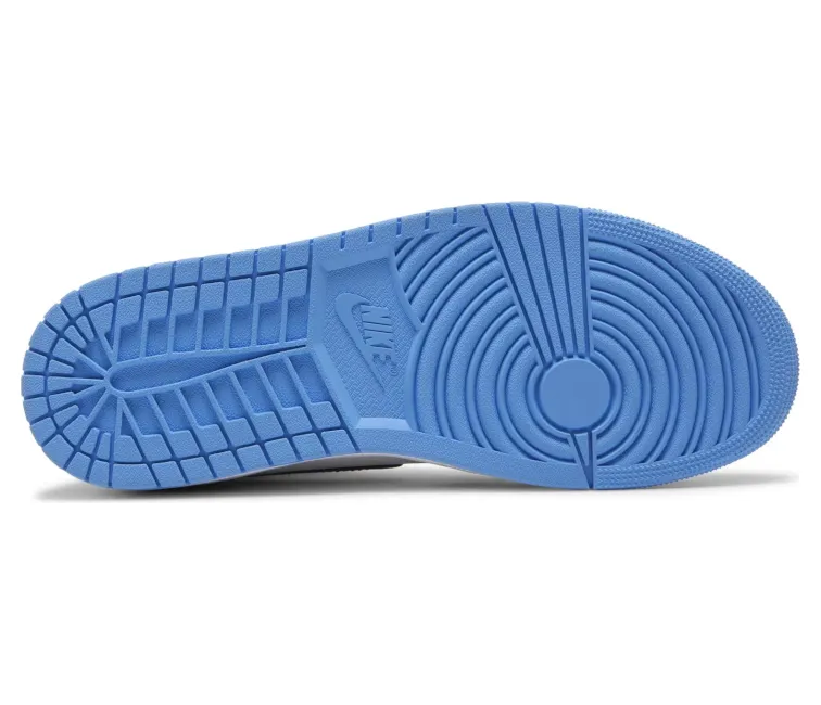 Men's Nike Air Jordan 1 High (UNC Toe) team - sports