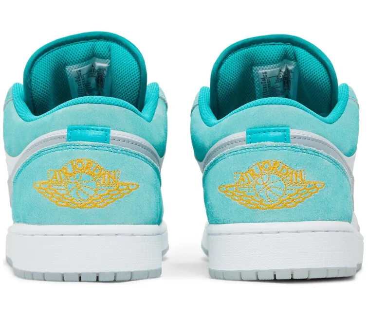 Mens Nike Air Jordan 1 Low (Emerald Green) comfortable wearing experience shoes multi - colored