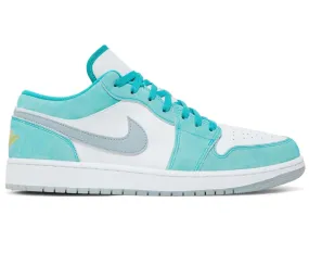 Mens Nike Air Jordan 1 Low (Emerald Green) running for team building