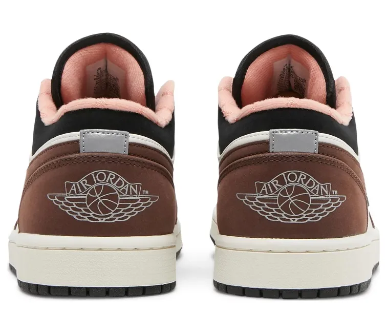 Men's Nike Air Jordan 1 Low (Mocha) running on treadmills high - end - performance shoes