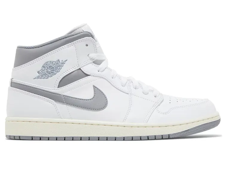 Men's Nike Air Jordan 1 Mid (Vintage Grey) marathon readiness