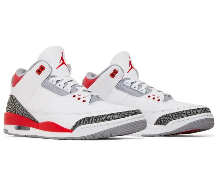 Men??s Nike Air Jordan 3 Retro 2022 (Fire Red) Midsole Cushioning