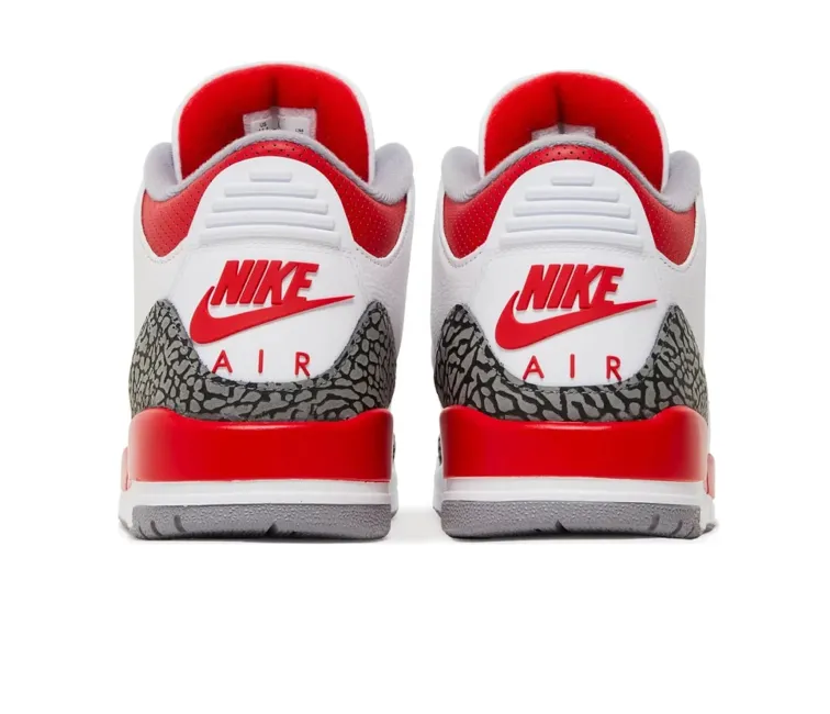 gym - ready Men??s Nike Air Jordan 3 Retro 2022 (Fire Red)