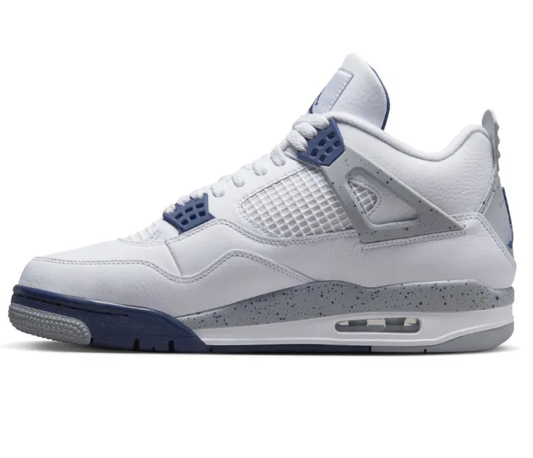 Shockproof Men's Nike Air Jordan 4 Retro (Midnight Navy)