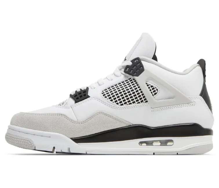 Mens Nike Air Jordan 4 Retro (Military Black) pronated foot shoe correction