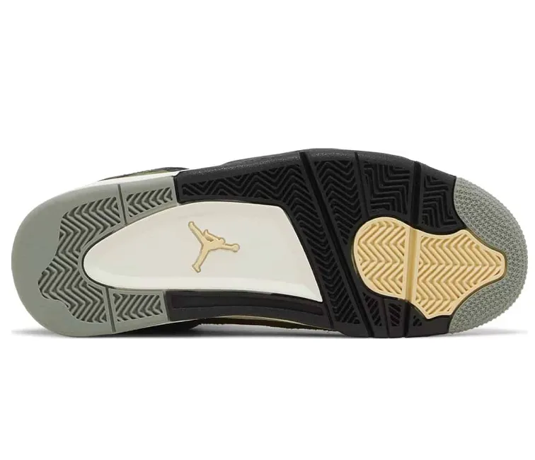 competition edge athlete shoes Men's Nike Air Jordan 4 Retro SE (Craft Medium Olive)