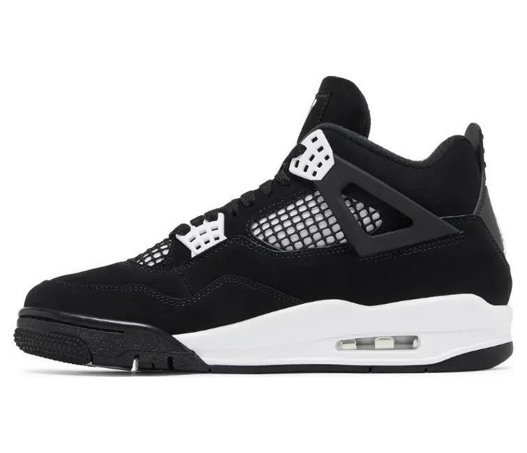 Men??s Nike Air Jordan 4 Retro (White Thunder) Toe