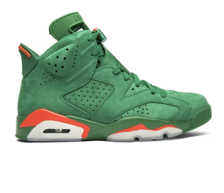terrain - specific shoes quality shoes Men's Nike Air Jordan 6 (Gatorade Green 2017)