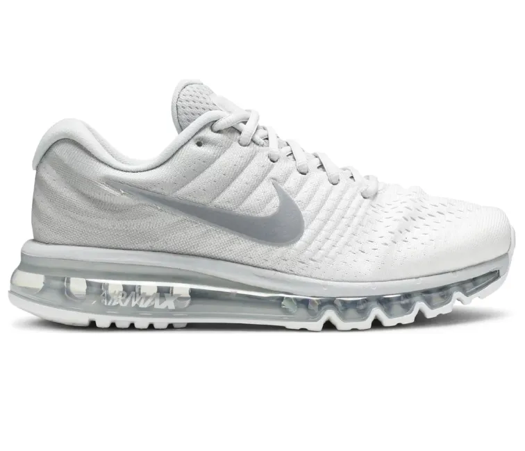 ultramarathon ribbon - trimmed - design shoes Men's Nike Air Max 2017 (Pure Platinum/Wolf Grey)