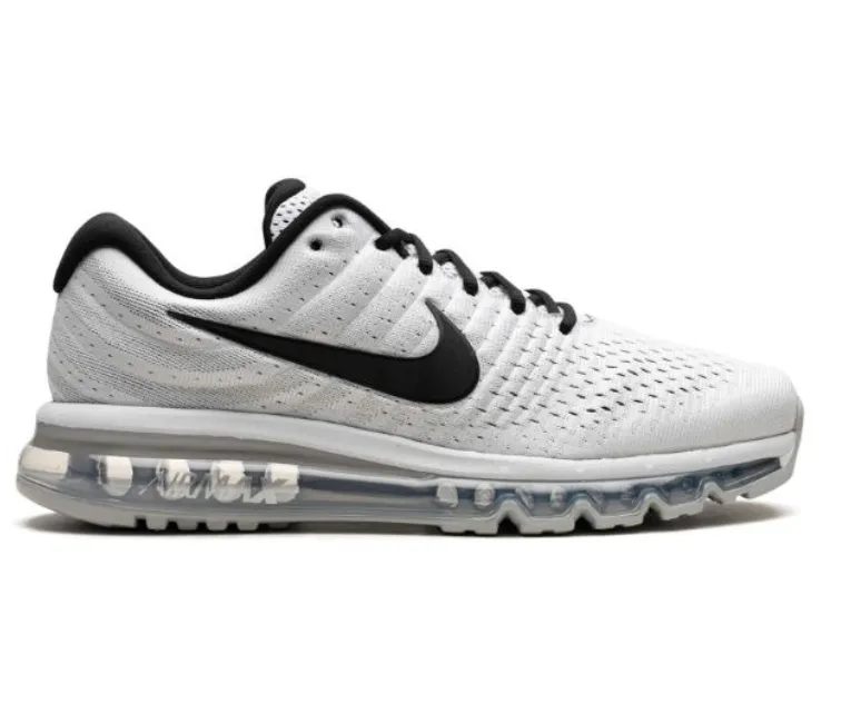 sprint training Men's Nike Air Max 2017 (White/Pure Platinum)