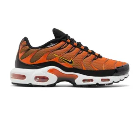 agility equipment running in a rural area shoes Mens Nike Air Max Plus (Safety Orange)