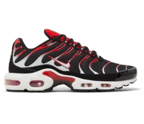 kickboxing shoes gym-goer Mens Nike Air Max Plus TN (Black/White/Red)
