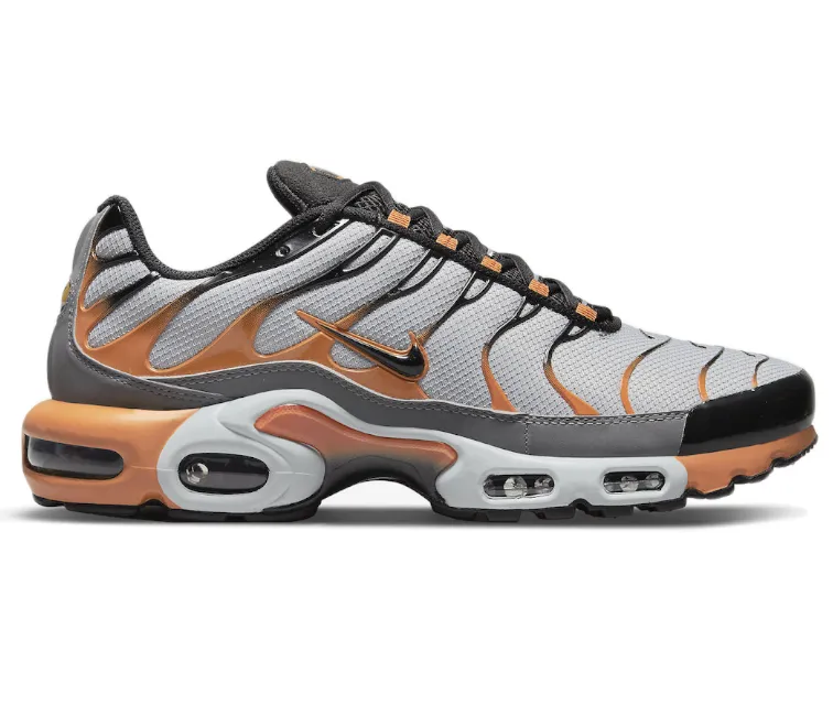 road - runner Mens Nike Air Max Plus TN (Grey/Orange)