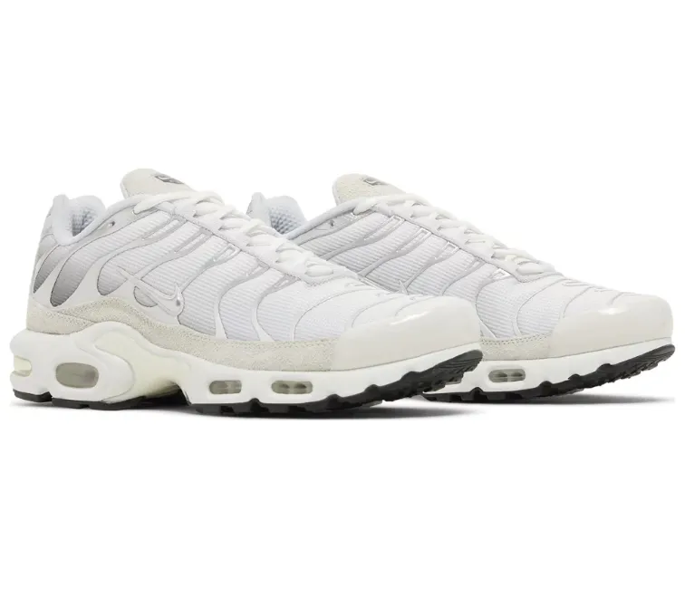 continuous running shoe adaptability Men's Nike Air Max Plus TN (Pure Platinum)