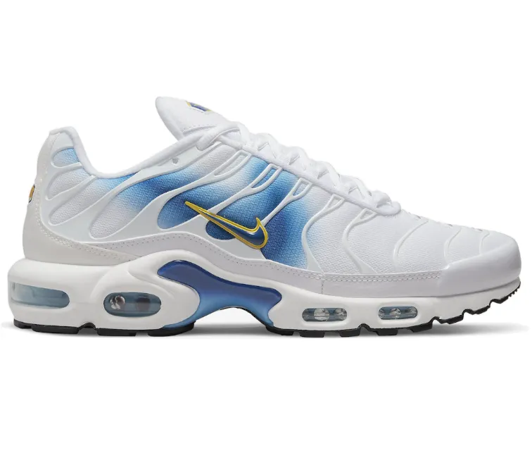 Men's Nike Air Max Plus TN "Energy" (White/Blue Jay) colorful shoes