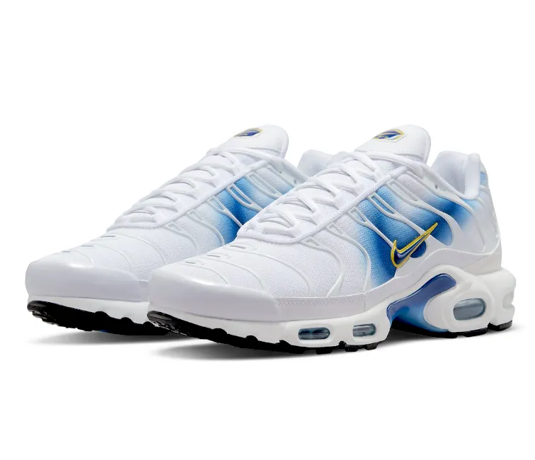 Men's Nike Air Max Plus TN "Energy" (White/Blue Jay) parkour shoes Road Running