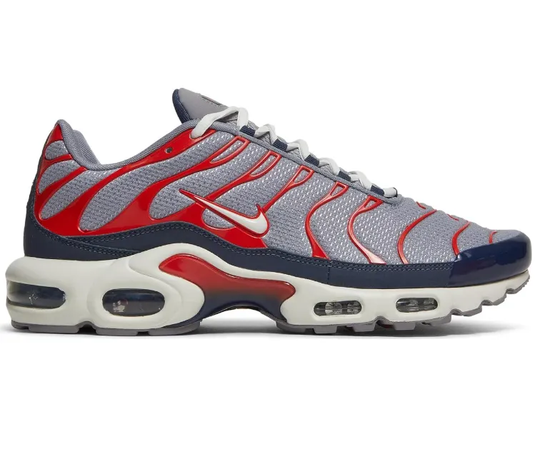 moisture - wicking tops SyntheticUpper Men's Nike Air Max Plus TN (USA Grey)
